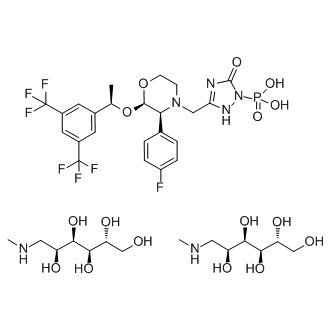 Fosaprepitant dimeglumine salt Structure